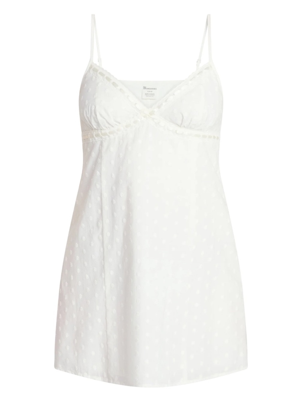 No Boundaries Cotton A Line Mini Dress